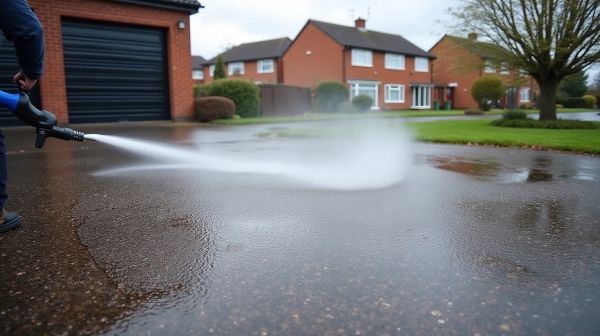 Restore your driveway with pressure washing in Bromley