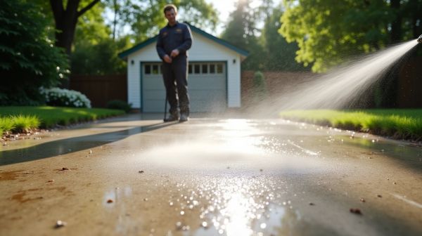Restore your driveway with pressure washing in Bromley