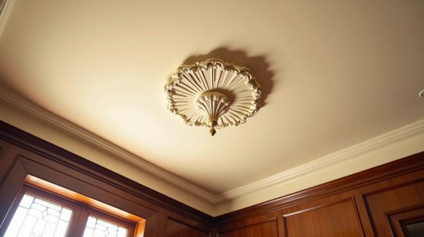 Transform your space with elegant art deco plaster ceiling roses